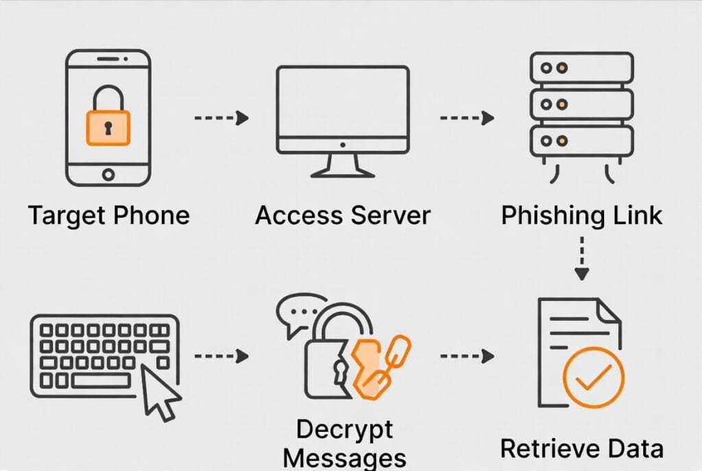 A professional Gmail security and monitoring application interface, showing expert insights into ethical account access and protection features.