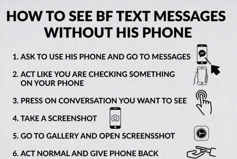How to See My Boyfriends Text Messages Without His Phone?