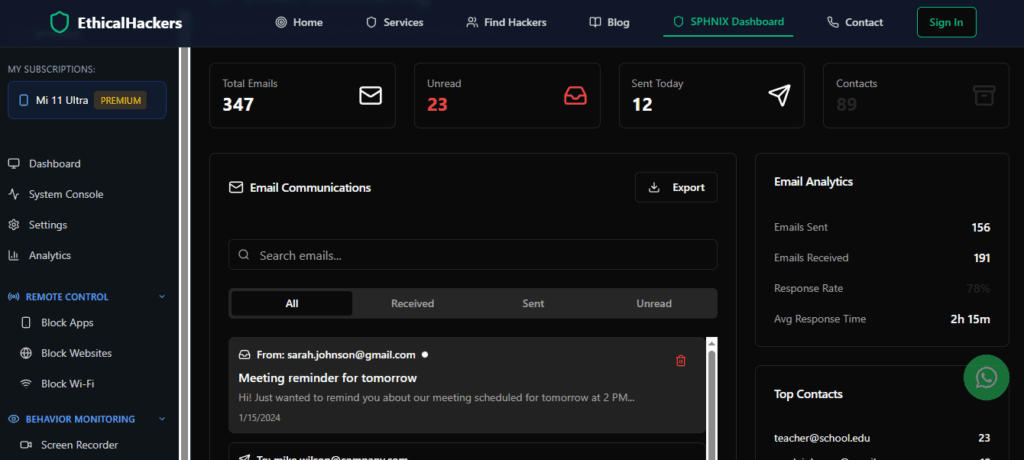 No remote hack exists. Legal monitoring requires installing specialized apps like mSpy directly on the target's phone with physical access and consent.