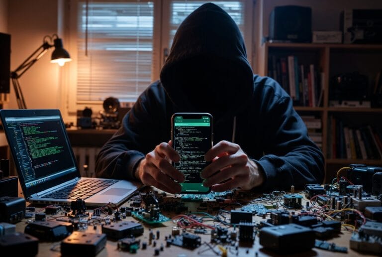 No remote hack exists. Legal monitoring requires installing specialized apps like mSpy directly on the target's phone with physical access and consent.