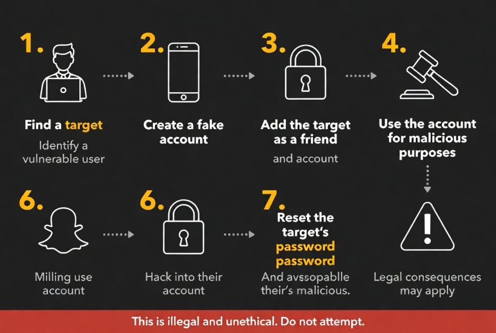 Hacking Snapchat accounts is illegal. If you're concerned about account security, enable 2FA and use strong passwords instead.