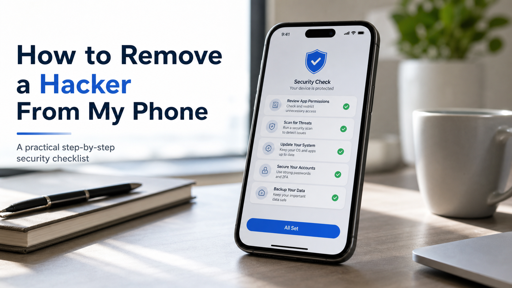 How to Remove a Hacker From My Phone: Android and iPhone Cleanup Guide 3 Common phone hacker access points including cloud accounts apps VPN SIM card and passwords