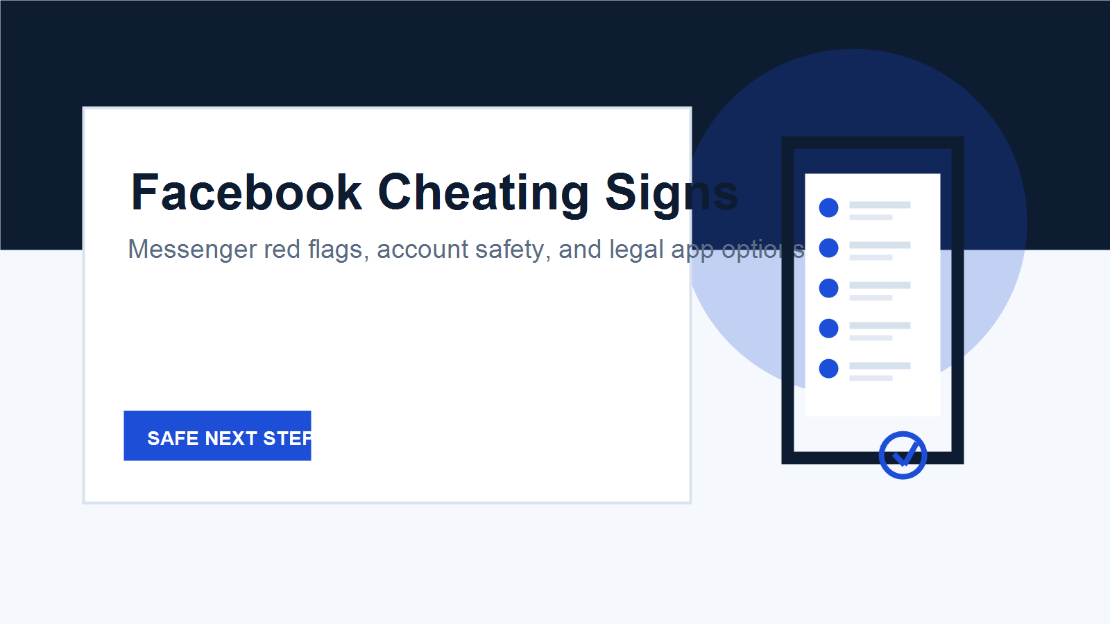 facebook cheating messenger signs