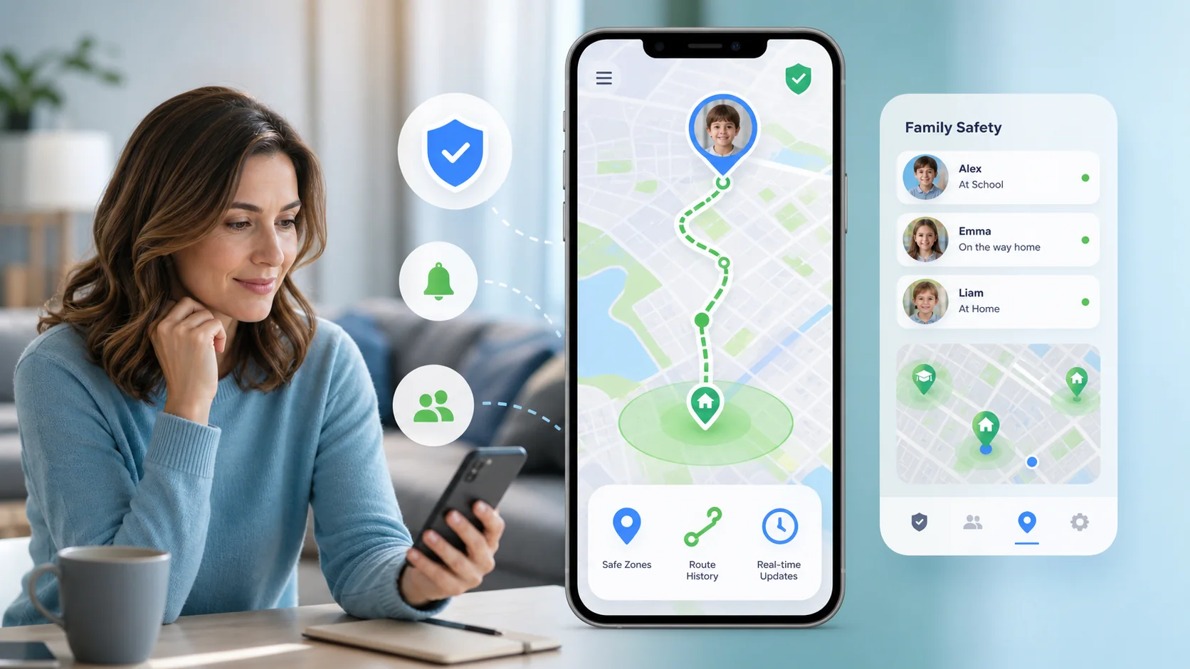 Hire Hacker Facebook Hack: Authorized Recovery, Security Help, and Monitoring Apps 4 Parental location monitoring dashboard for owned devices