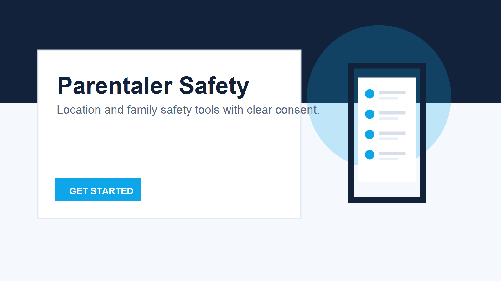 Parentaler family safety app option