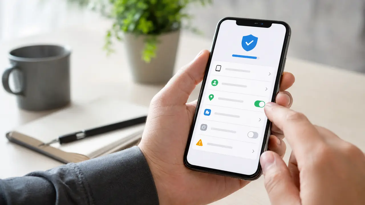 Parent reviewing phone permissions before switching from mSpy